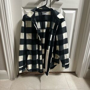 Black and White Checkered Women’s Columbia Jacket